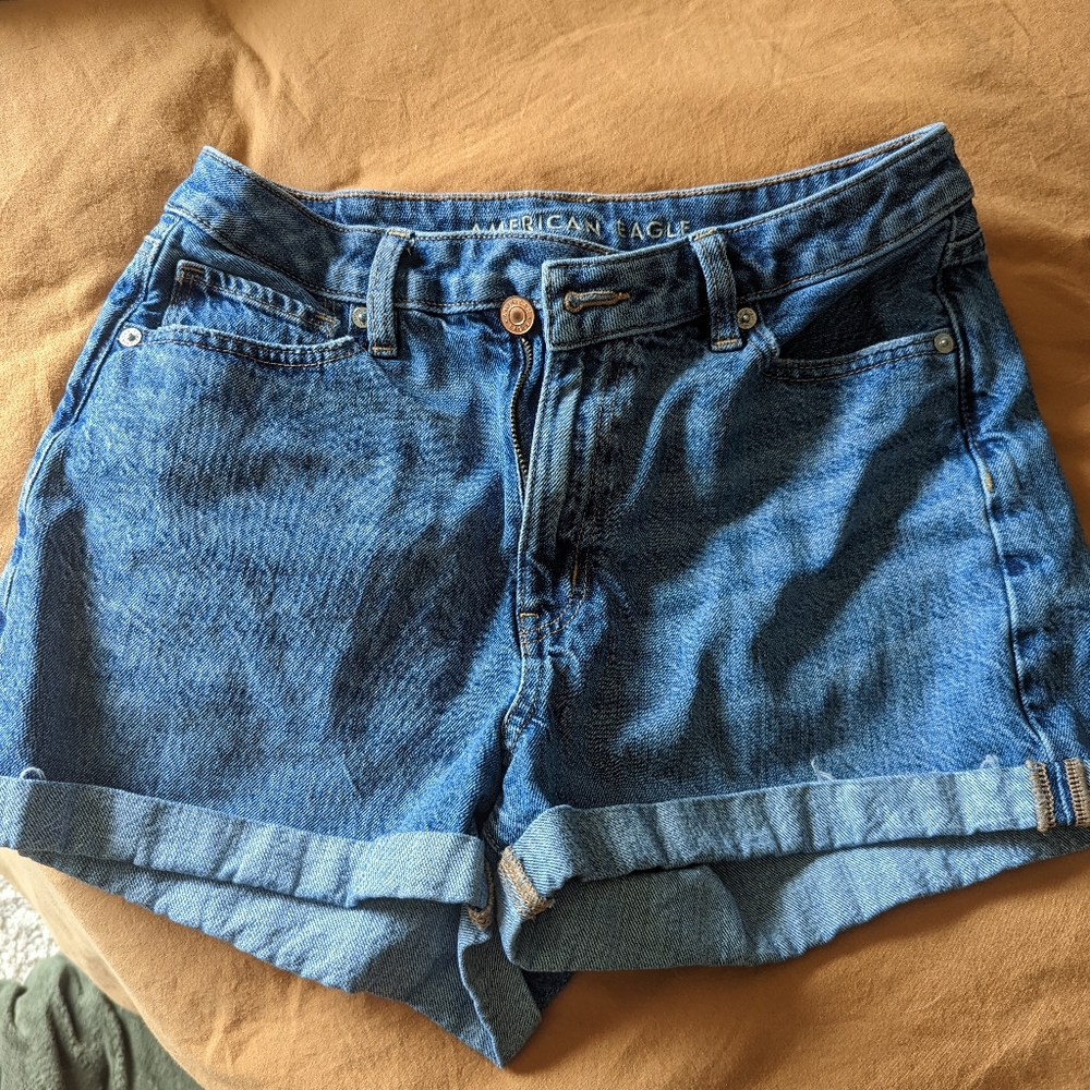 American Eagle High Rise Jean shorts